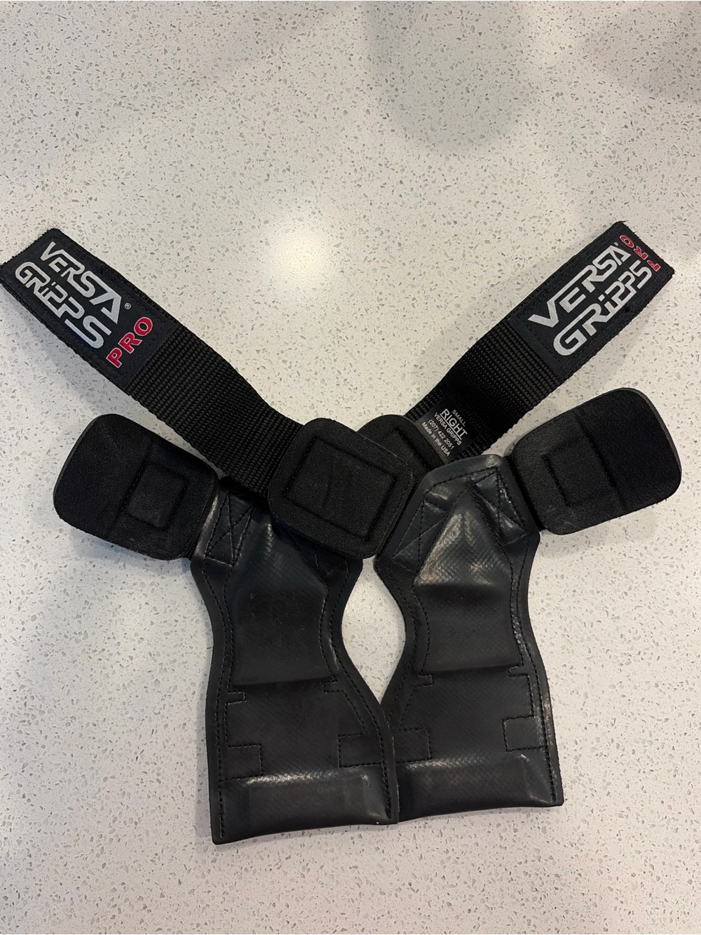 Versa Gripps Pro Black Lifting Wrist Straps